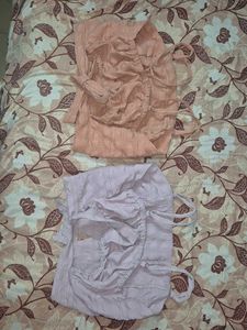 Set of 2 Women's Ethnic crop tops