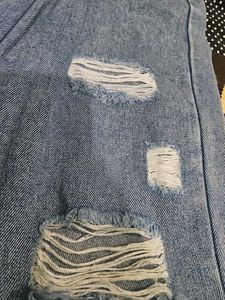 Distressed Wide Leg Jeans