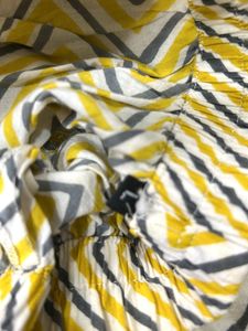 Yellow Printed Kurta Pant Set