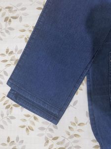 Blue Stretchable Trousers