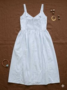 Cute Striped Button-Up Sundress