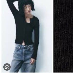 Zara Fitted Knit Top