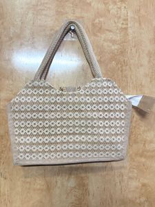 Boho Chic Jute Handbag