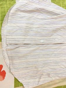 pinstriped button-Down Shirt