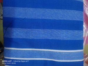 brand new blue cotton dhoti jode