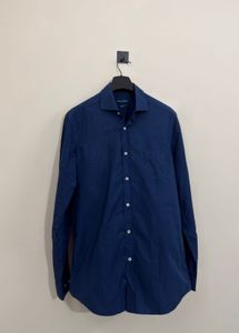Massimo Dutti Blue Slim Fit Shirt