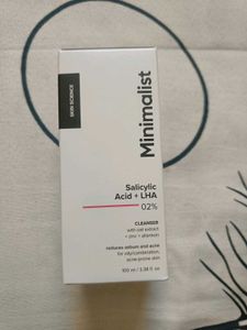 Minimalist Salicylic Acid + LHA 02% Cleanser