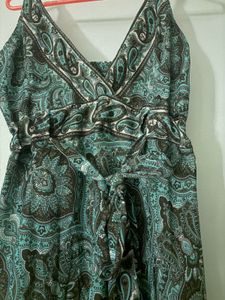 Boho Paisley Print Maxi Dress