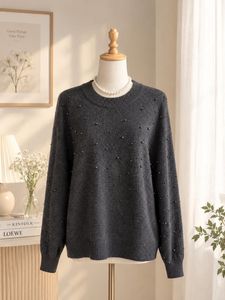 H&M Embellished Knit Sweater
