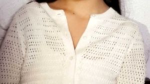 White Knit Short Sleeve Cardigan