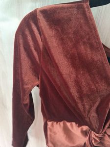 velvet crop top