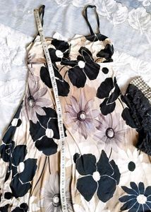 Floral print nighty with brief 👍