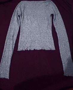 Forever 21 Ribbed Long Sleeve Top