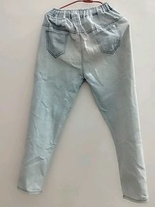 Light Wash Distressed Jeans