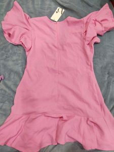 Wrap Around Dress Pink