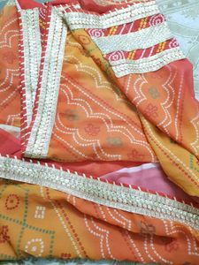 Beautiful Bandhani Saree