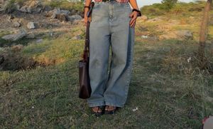 Wide Leg Denim Jeans