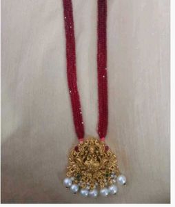 Exquisite Lakshmi Pendant Necklace