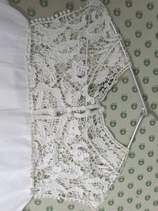Korean White Blousson Top
