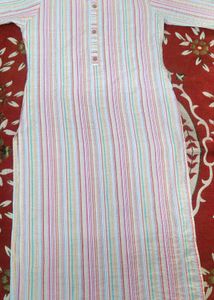 New Striped Cotton Kurta