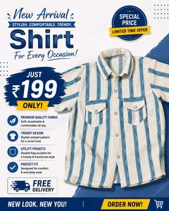 Stylish Striped women's Shirt
