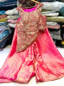 Beautiful Pink Embroidered Lehenga Choli