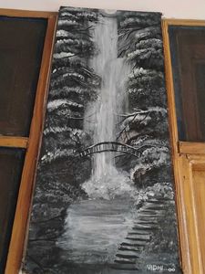 Waterfall Painting(oil painting)