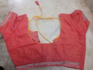Beautiful Yellow &amp; Pink Embellished Saree