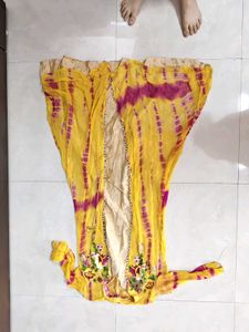 Vibrant Yellow Embroidered Kurta Set