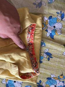 Simple n elegant office wear Yellow Kurta