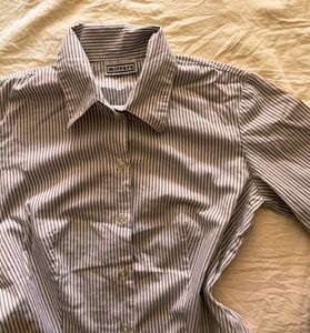 Classic Striped Button-Up Shirt