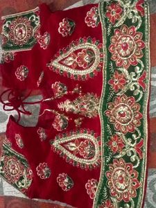 New Heavy Langha Saree Only Sare