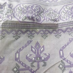 Women Pure Cotton Floral Print Saree Bengali Sari