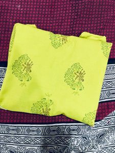 Vibrant Green Printed short kurti 🌿