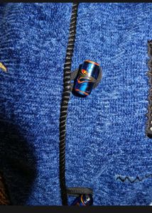 Vintage Blue  Embroidered patchwork Jacket