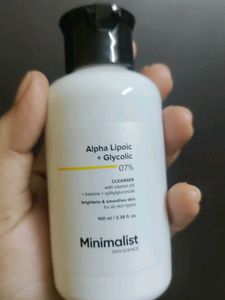 Minimalist Alpha Lipoic + Glycolic Cleanser