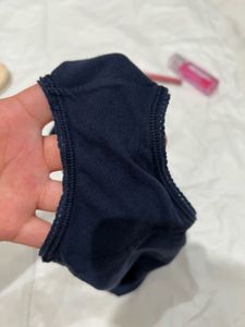 M&amp;S cotton Comfortable Navy Briefs