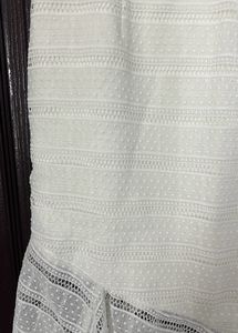 FOREVER NEW White Lace Skirt With Handkerchief Hem