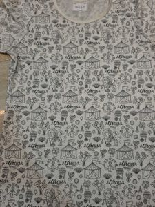 Cute Circus Print Nightgown