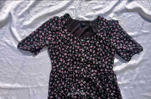 MAX Floral Print Button-Down Dress