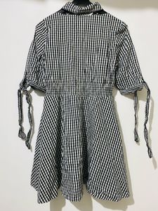 Gingham Fit &amp; Flare Shirt Dress