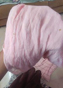 Designer Pink Kurta Set with Embellishments