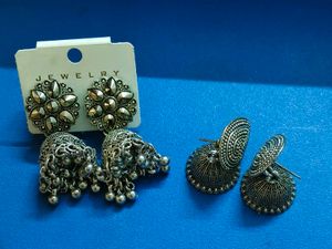 Boho Jhumka Earrings