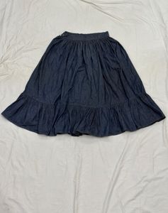 Denim Midi Skirt