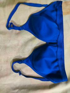 Blue Comfort Bra