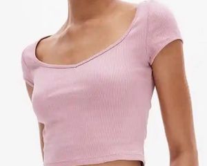 Ribbed Cropped Top