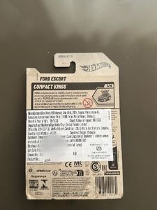 Hot Wheels Ford Escort: Compact Kings Series Car
