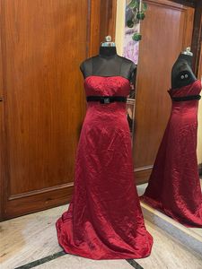 Elegant Maroon Gown