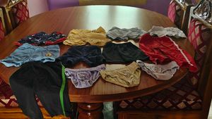 Bundle of kid shorts and underwear