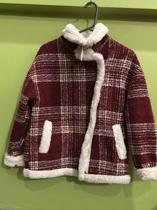Cozy Plaid Sherpa Lined Jacket